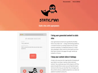 Staticman screenshot