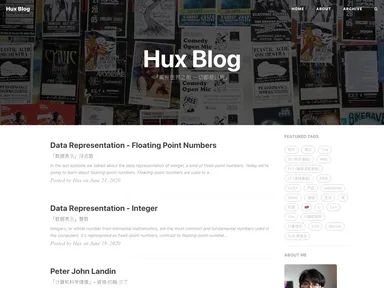 Huxpro.github.io screenshot