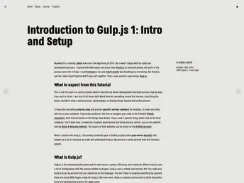 Gulp Tutorial screenshot