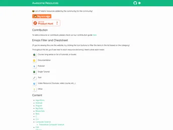 Awesome Resources screenshot